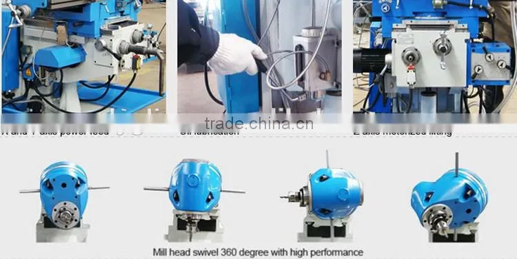 XQ6232WA high quality digital display universal milling machine