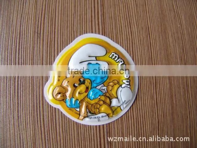3D cartoon bubble stickers for kids 3d wallpaper stickers custom cartoon 3d bubble foam puffy sticker