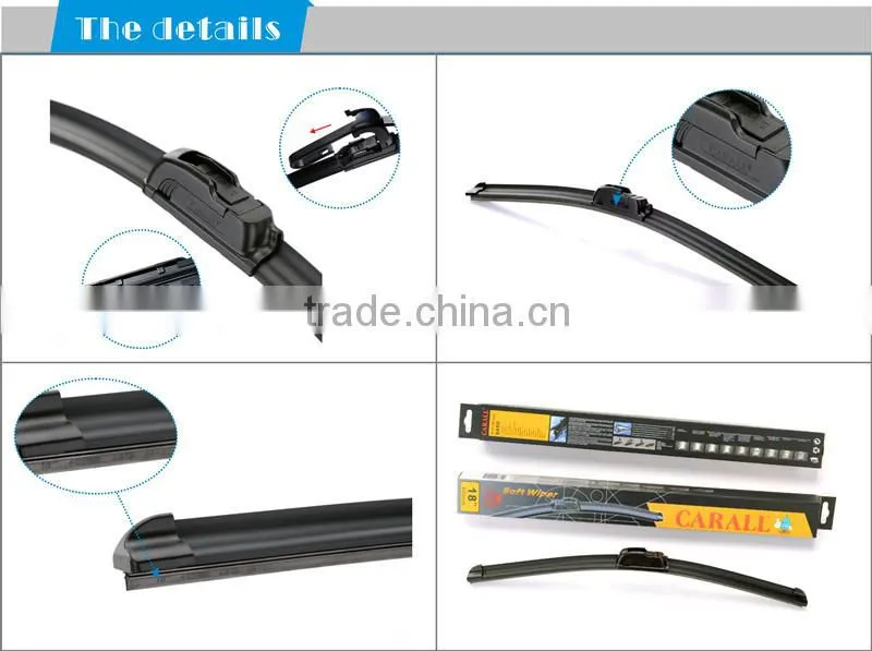 Wiper Blade for European car U-hook Wiper Arm