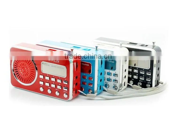 Hi-FI ultra-thin portable card speaker,repeat play,Digital audio player Robot-229