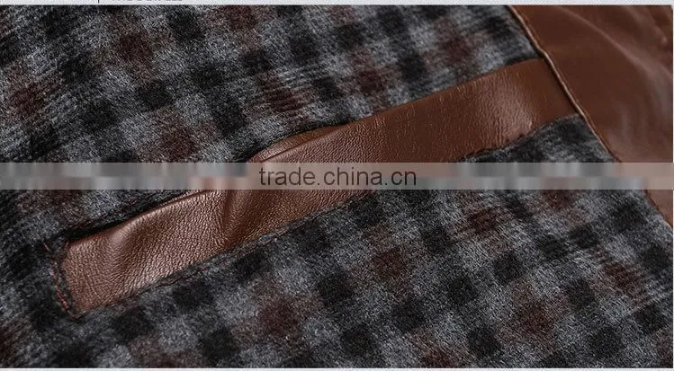 European Style and Spring Season wholesale men leather jacket