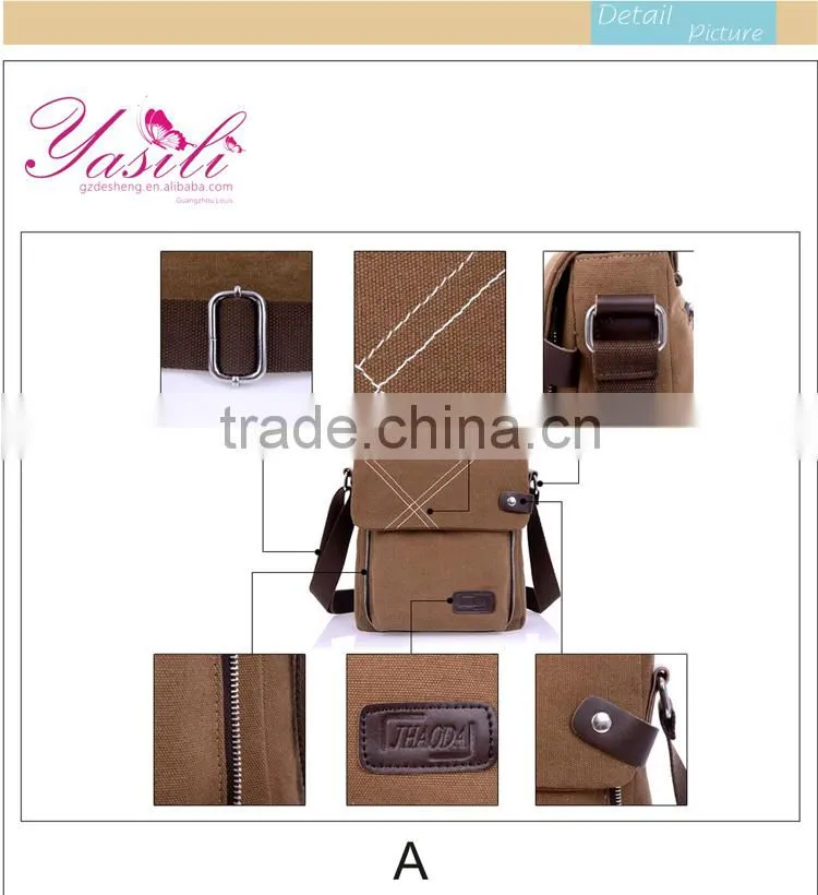 cool canvas men messenger bags, canvas shoulder bag popular design color