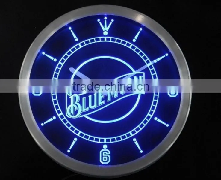 led wall clock,led indoor clock,led logo clock
