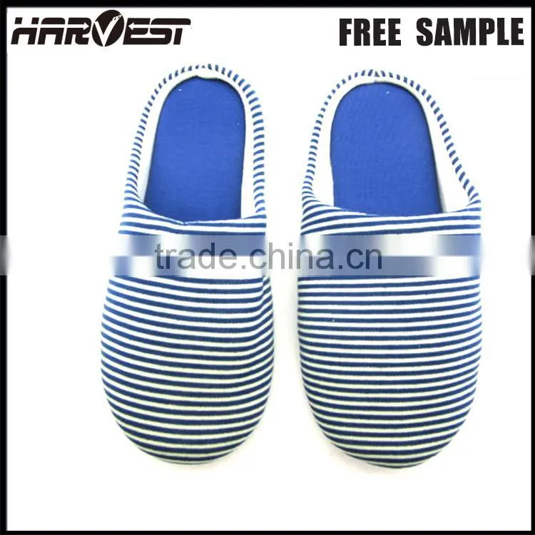 Non slip quiet indoor household slipper warmer fabric , lady casual home slipper