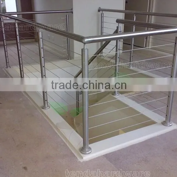 stainless steel wire raiing cable balustrade tension wire rails