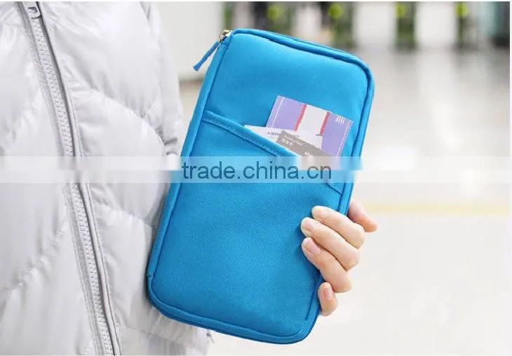 New Travel Passport Holder Ticket Wallet Handbag ID Credit Card Holder