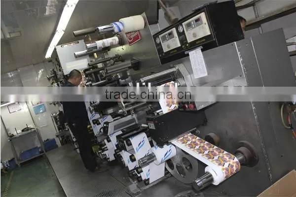 Custom self adhesive printed label for labeling and packaging , transparent vinyl label sticker