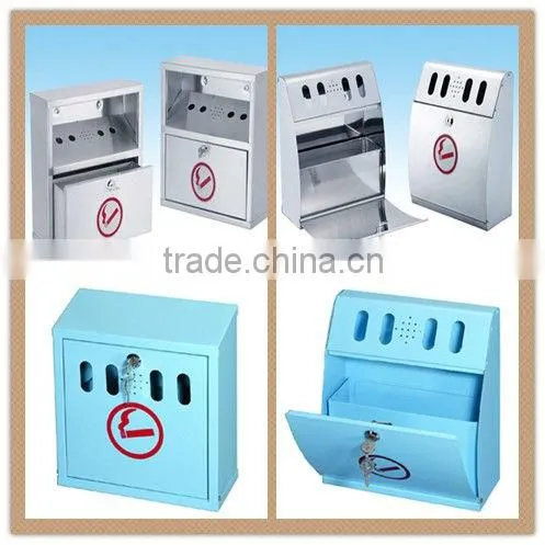 stainless steel ashtray cigarette bin