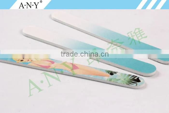 Nail Art Care Shaping and Polishing Customized Beauty Printing Nail File for Selling