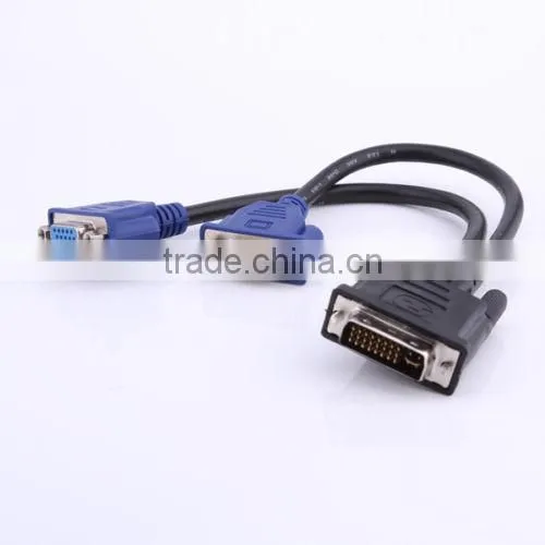 DVI to Dual VGA Splitter Cable.