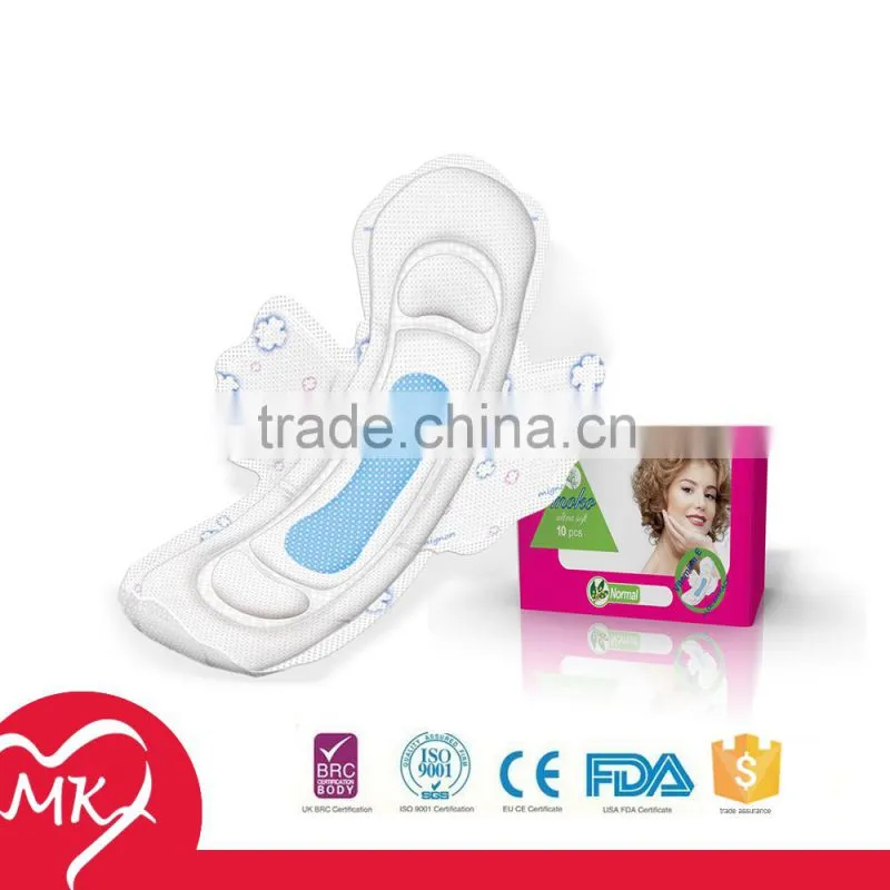 Regular/Super/Overnight/Maxi female cotton sanitary pads brands sanitary napkin with wings herbal tampon incinerator