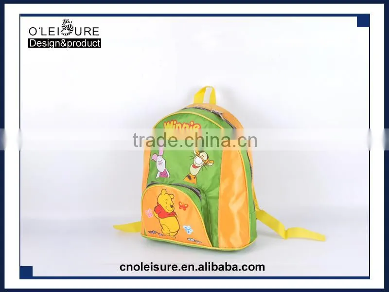 Cartoon cute backpack first grade school bag 1-9 years old bag backpack for 2016