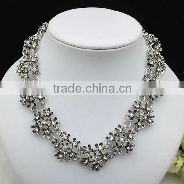 double-deck arrows fashion long thin chain necklace