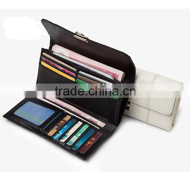 Popular leather Woman Wallet fashionable wallet