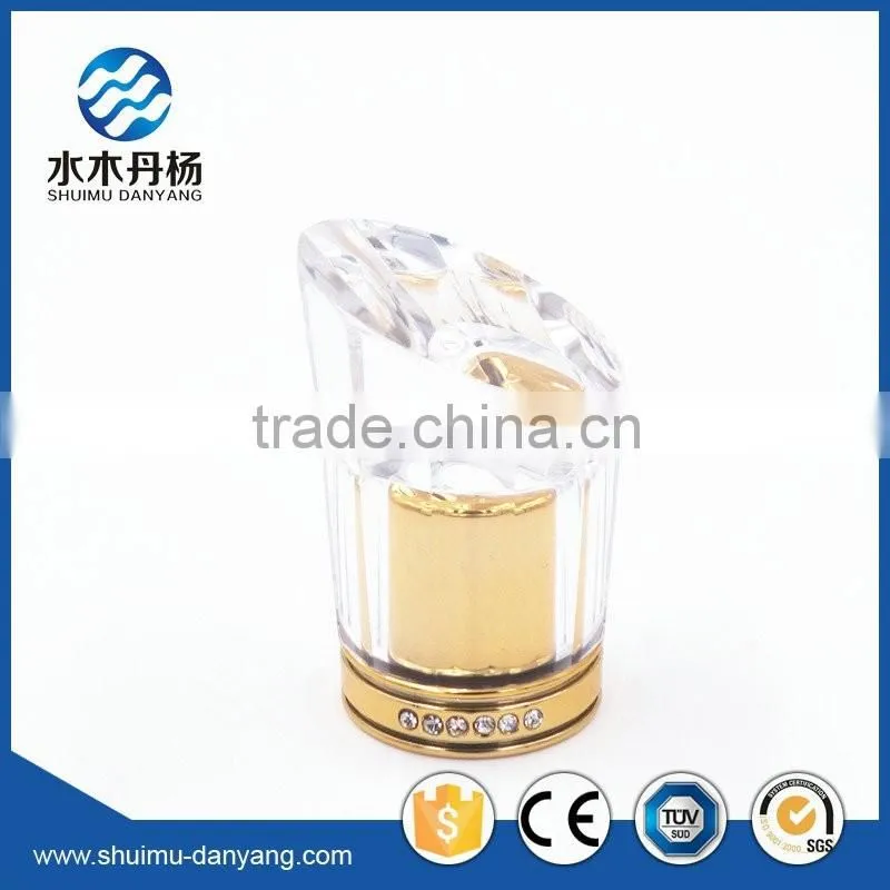 Trendy design decorative perfume bottles surlyn caps