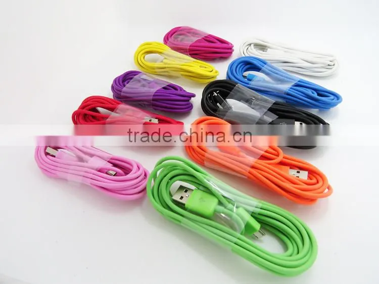 Colorful hot sale high quality usb 3.0 cable for Samsung Galaxy S6 dege micro usb cable