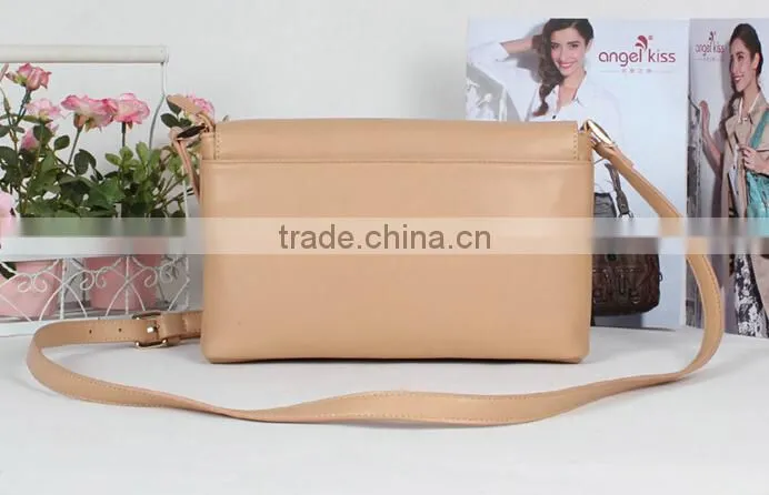 Latest design lady PU leather sling bag shoulder bag