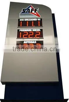 green 12'' 8.889/10 digital numbers gas/oil/petrol station price led display