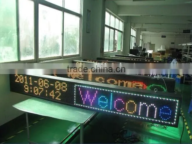 waterproof consistant quality high brightness cheap price Best Sell led moving message display sign