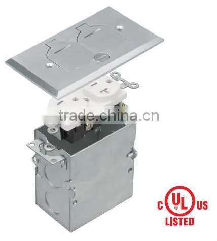 cUL UL Flush rectangular floor mount electrical boxes