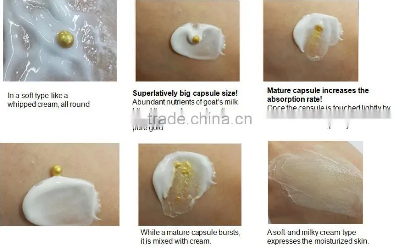 Rejuvera Instant Whitening Cream with Goat's milk gold capsule (Korea)