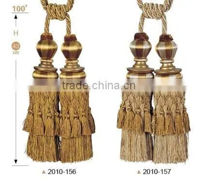 china supplier curtain tassel fringe cord tassel