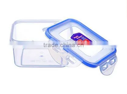 disposable food grade 400ml square shape plastic kitchen food container