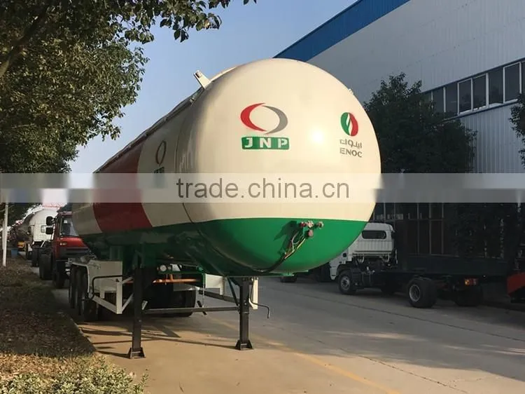 Quality 100% guaranteed high performance 58.5m3 25ton tri-axle lpg tank trailer