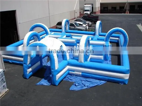 Interesting game inflatable water tag / new design inflatable maze for fun
