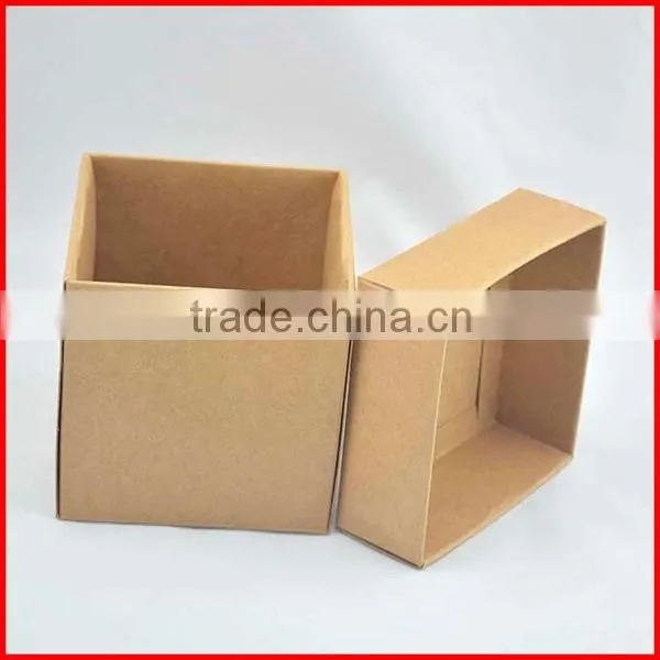 Recycled Kraft Paper Square Hat Box Packing Wholesale