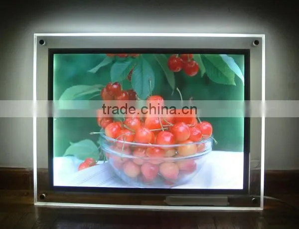 advertising led light photo frame
