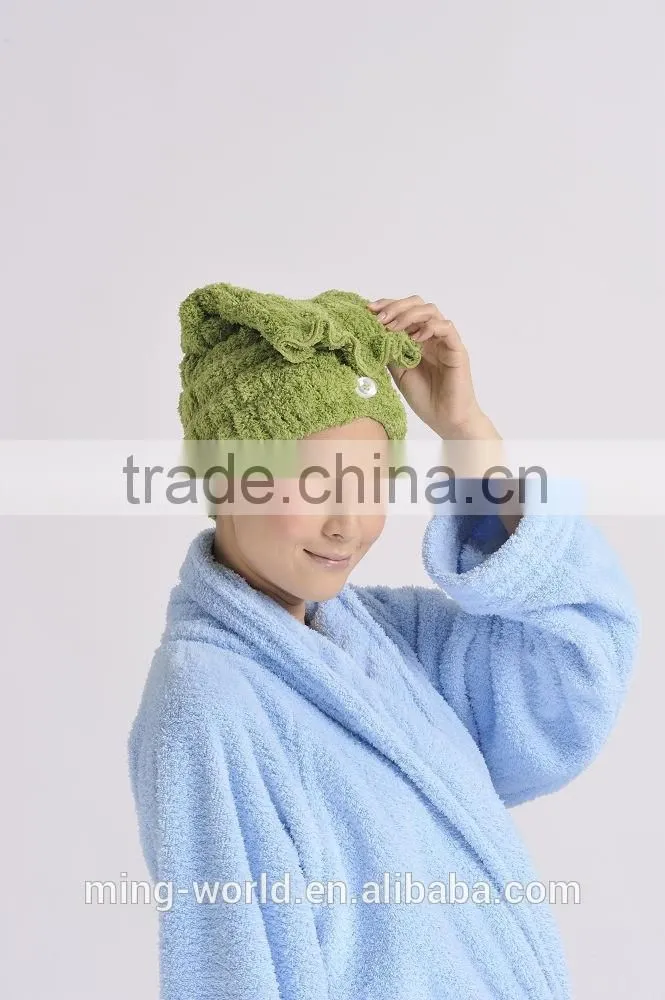 Patent Design Super Absorbent Microfiber Hair Drying Towel