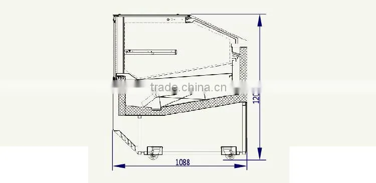 SINFONY1500 Bakery Showcase/Display Case/Display Cabinet