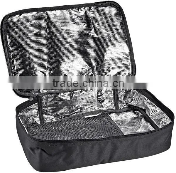 custom fitness zippered student lunch bag