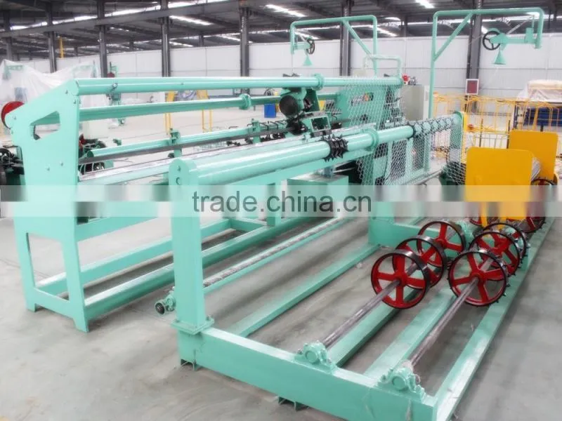 single die and double spiral chain link fence machine