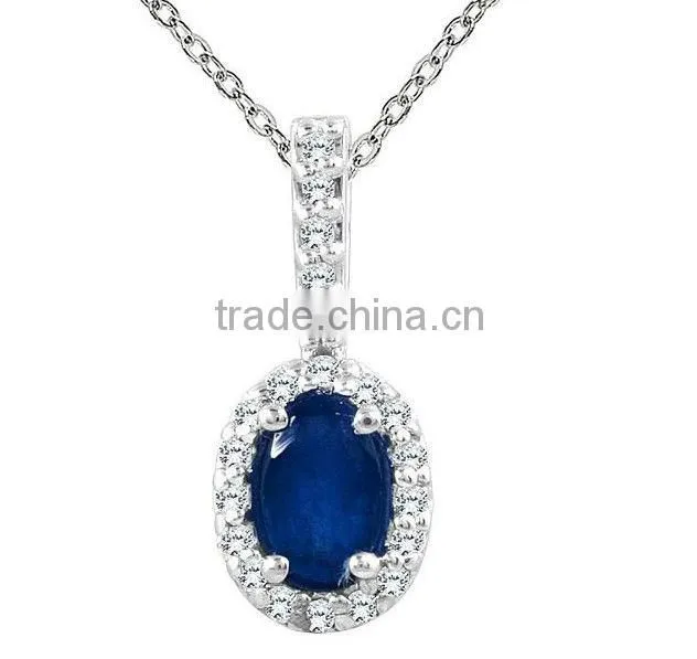 Two tone Color pendant 925 sterling silver necklace jewelry