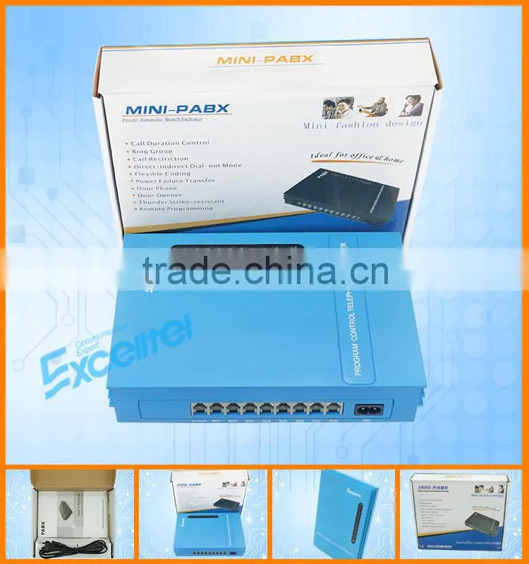 Excelltel /PABX System /SOHO pbx/Office PBX /MS108 1 CO line 8 /Mini pbx system