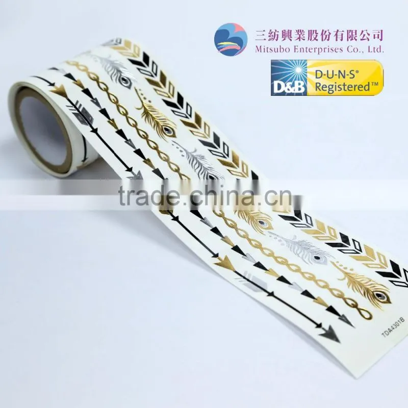 Free Roll Tape Ring Temporary Tattoo Stencils