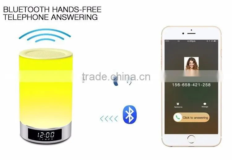 Lighting touch lamp portable speaker and bluetooth speaker