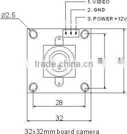 camera board, ccd module