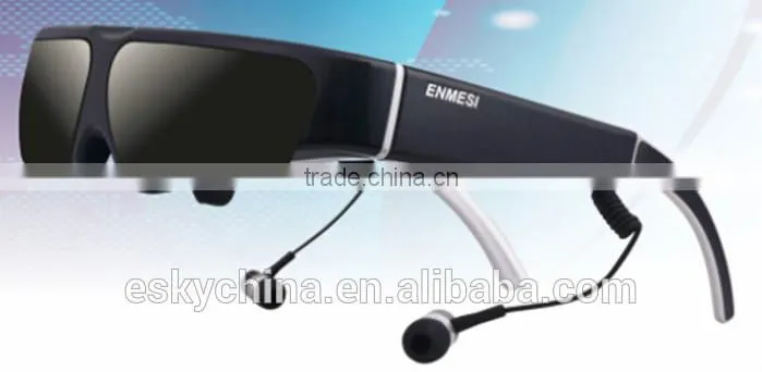 New !! 2016 hot sale products 3d smart glasses 3d mobile theater, mini pc android tv dongle Android4.4 TFT LCD USB flash drive