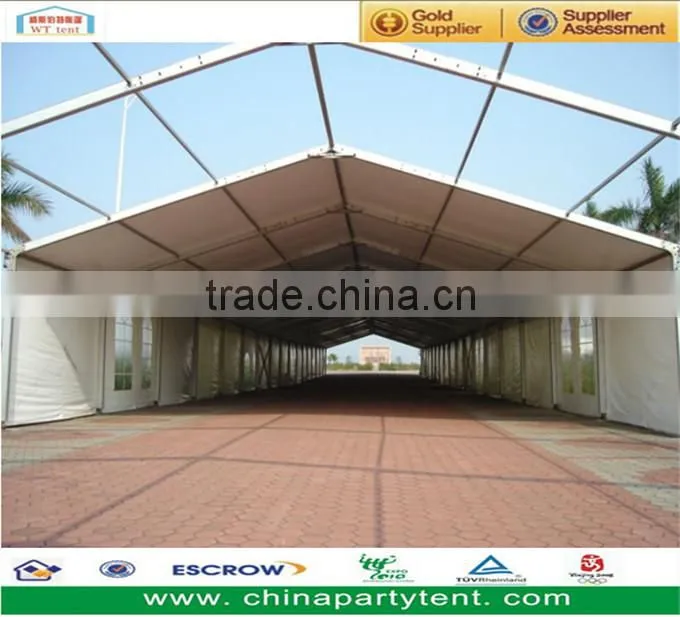 Outdoor strong aluminum frame clear span warehouse tents