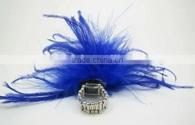 Fashion natural feather rings,2013 new ring for women,Party rings