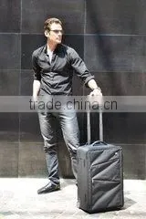 Stock 3pcs ABS luggage set with Universal wheels