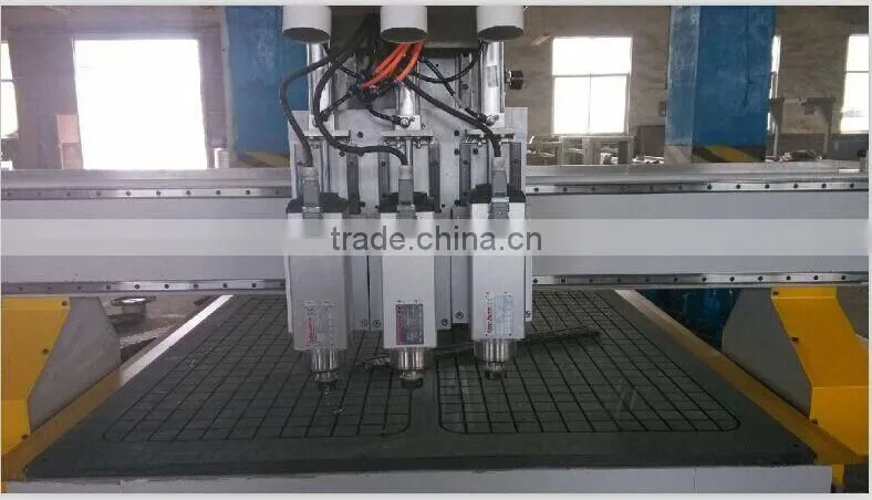 Top sales 3-spindles wood engraving machinary HSHM1325DK