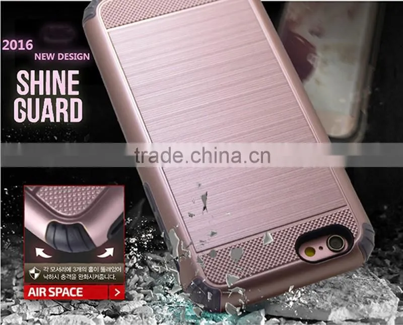 shine guard brush shockproof mobile cover for LG G4/G4 Stylus phone case