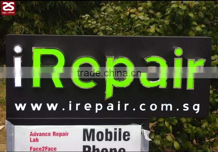 Shop led sign board letter