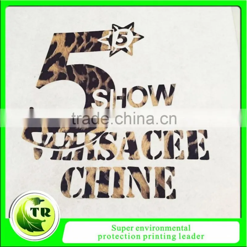 Laser cutting hot fix motif for clothing