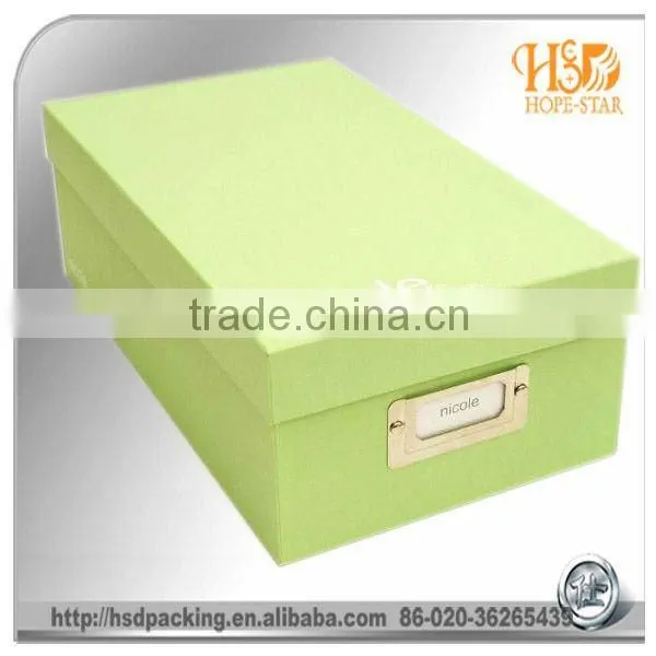 2016 cardboard shoe box wholesale with recycled materials