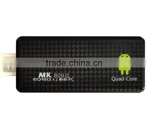 2015 New products mini pc Quad Core RK3188 2GB 8GB mk809 iii android 4.4 smart tv box
